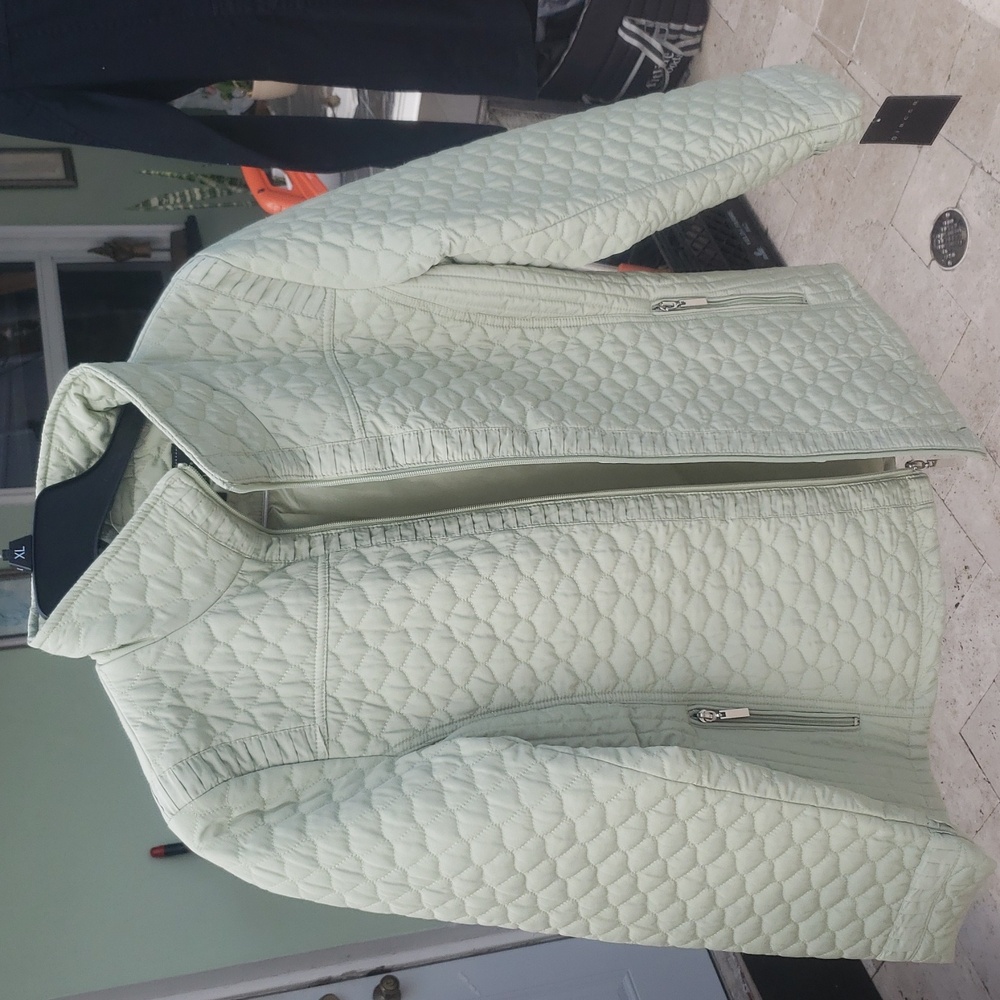 Giacca Light Green Quilted Jacket SizeL